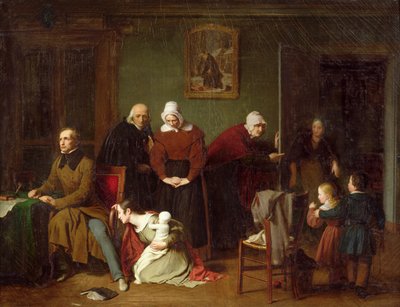 诱惑的后果，1824年 作者 Antoine Beranger